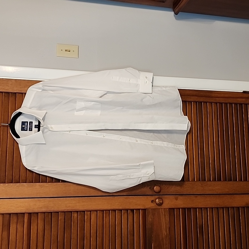 Mens white dress shirt